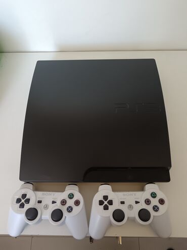 PS3 (Sony PlayStation 3): Ps3 silim 750 gb yaddaş 40 oyun əla vəziyətdə ✅ 2 Ədəd Pultnan ✅