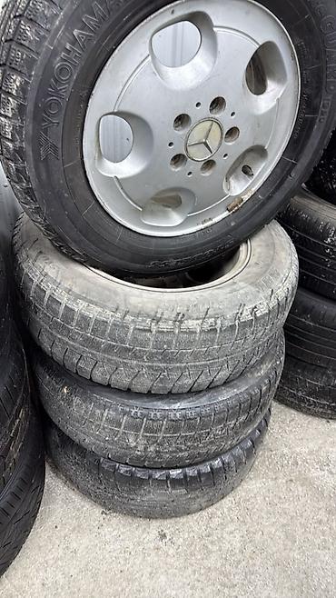 Диски R15 оригинал с зимними японскими шинами 215/65/15. Разболтовка