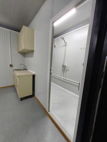 Konteynerlər: Prefabrik konteyner - Konstruksiya: tam metalkarkas, möhkəm çərçivə; — 6