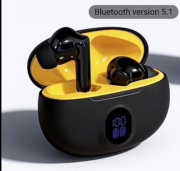 agilli dinamik: Yeni Simsiz (Bluetooth) Qulaqcıqlar, rəng - Qara — 2