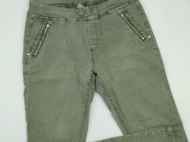 spódnice midi khaki: Jeans, L (EU 40), condition - Good