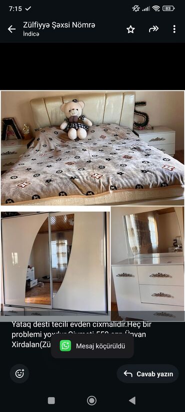 Sifarişlə dolablar: İkinəfərlik çarpayı, İşlənmiş lalafo.az -da Sifarişlə dolablar: İkinəfərlik çarpayı, İşlənmiş