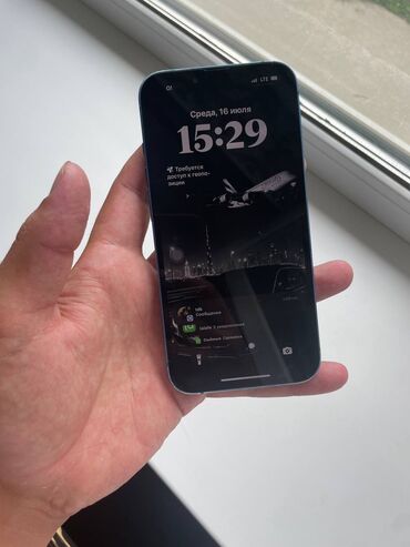 чехол на поко м5: IPhone 13, Б/у, 128 ГБ, Голубой, 83 %