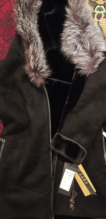пальто zara: Пальто Zara, XL (EU 42), цвет - Черный