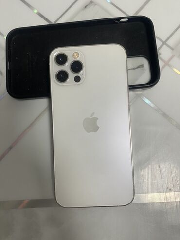 айфон 12 про белый: IPhone 12 Pro, Колдонулган, 128 ГБ, Ак, Каптама, 75 %