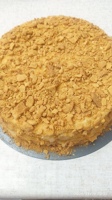 Выпечка, хлебобулочные изделия: Торт Наполеон домашний, все свежее, готовится на заказ — 1