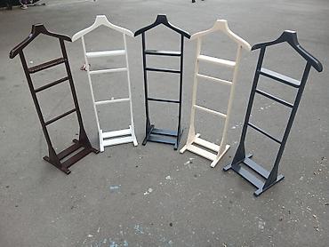 вешалка в прихожую: Taxta paltar asılqanı/Tekbasli - Material: MDF - Forma: ev damı — 6