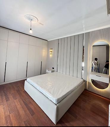 Спальные гарнитуры: Спальный гарнитур, Трюмо, МДФ, цвет - Бежевый — 10