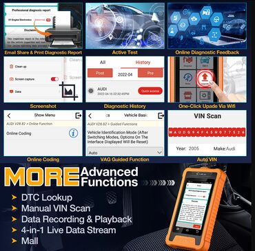 Alati za automobile: Ovo - LAUNCH X431 Creader Elite za Audi, VW, Skoda, Seat, Bentley — 17