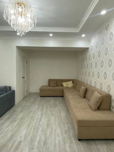 кварира кок жар: 1 комната, 43 м², Элитка, 3 этаж, Евроремонт