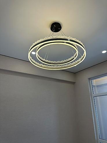 smart light: Новая Большая Люстра светодиодная (матово-серая) Размер Большой — 4