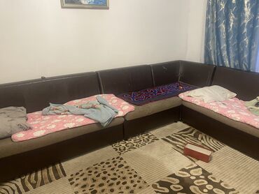 массажный диван: Гарнитур для зала, Диван, цвет - Черный, Б/у