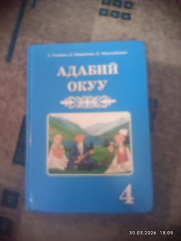 по кыргызскому: Учебник «Адабий окуу», 4 класс - Язык: кыргызский - Предмет — 1