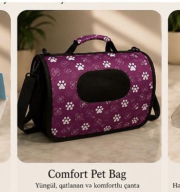 Heyvanlar üçün mallar: Ev heyvanları üçün rahat daşıma çantası – “Comfort Pet Bag” Yüngül — 1