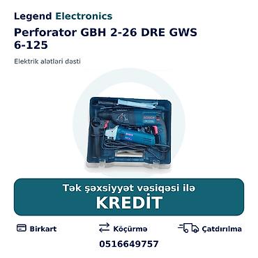 açar dest: Elan başlığı: Perforator GBH 2-26 DRE GWS 6-125 Elektrik alətləri — 1