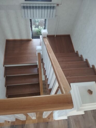 Деревянные лестницы: Лестница,жасайбыз, фанера,шпон,соснадан — 17