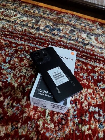 redmi note 8 pro бишкек: Redmi, Redmi Note 14, Б/у, 256 ГБ, цвет - Черный, 2 SIM