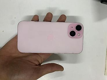 1000 к: IPhone 15, Б/у, 128 ГБ, Розовый, 83 % — 1