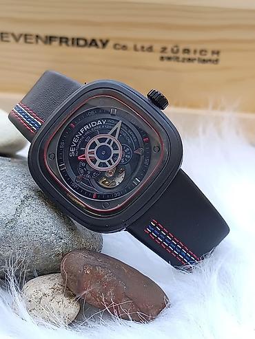 luc saatlar: Yeni, Qol saatı, Sevenfriday, rəng - Qara — 1