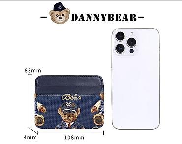 кошельки бишкек: Карточница DANNYBEAR с жаккардовым принтом мишек - Компактный формат — 3