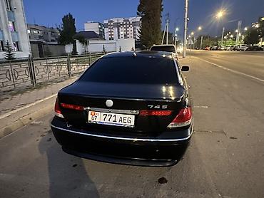унаа тетиктери: BMW 7 series: 2002 г., 4.4 л, Автомат, Бензин, Седан — 6