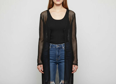 narzutka na strój kąpielowy: Women`s knitwear, size S