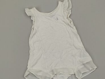 bluzka koszulowa biała: Bluzka, Calvin Klein, 4-5 lat, 104-110 cm, stan - Dobry