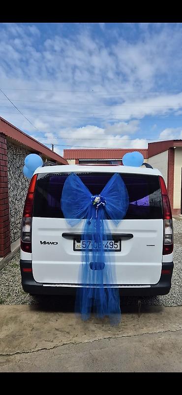 moyka masin yuyan: Toy və tədbirlər üçün bəzədilmiş mikroavtobus – Mercedes-Benz Viano - — 3