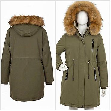 nike tech flecce: Куртка зимняя AZAT ( мех) с капюшоном, женская, с карманами на — 1