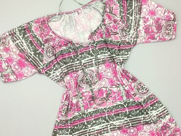 różowe bluzki z bufiastymi rękawami: Blouse, 3XL (EU 46), condition - Very good