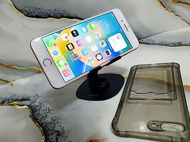 IPhone 8 Plus, Б/у, 64 ГБ, Rose Gold, Чехол, 75 %