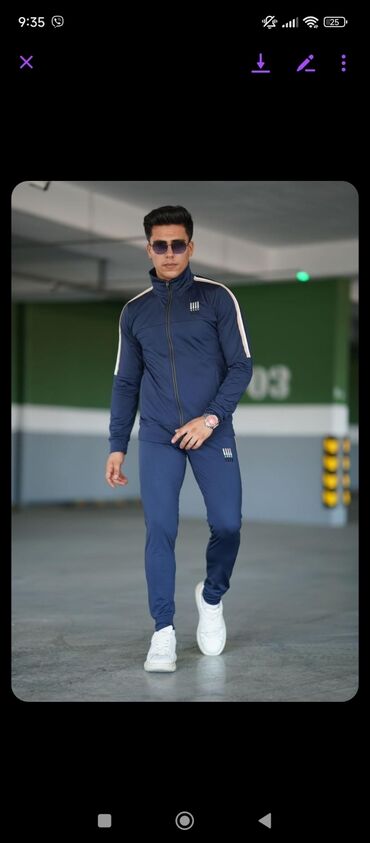 Trenerke: Komplet, 2XL (EU 56), Likra — 7