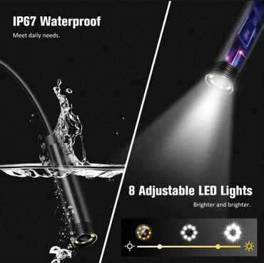 Mobil telefonlar üçün digər aksesuarlar: Endoskop kamera diametr 5,5mm,ve 7mm kabel 1,2,3 ve 5 metr yuksek — 8