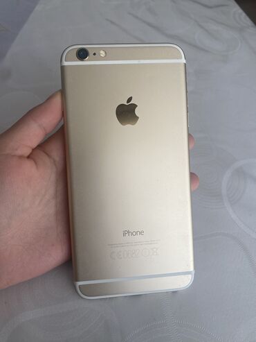 Apple iPhone: IPhone 6 Plus, Б/у, 64 ГБ, Золотой, Коробка, 80 %