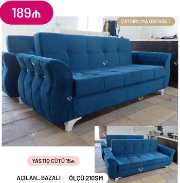 Masa və oturacaq dəstləri: Divan, Yeni, Açılan, Bazalı, Parça, Ödənişli çatdırılma