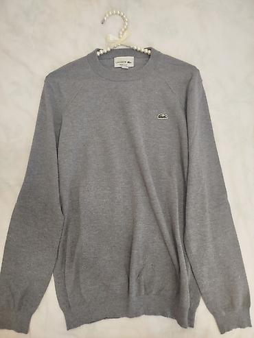 pull and: Мужской свитер, M, Lacoste, Б/у, цвет - Серый — 1