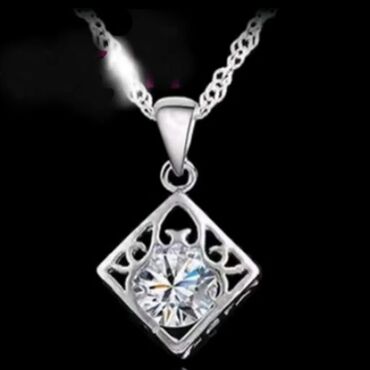 Ogrlice: Ogrlica sa priveskom, Materijal: Cirkon — 10