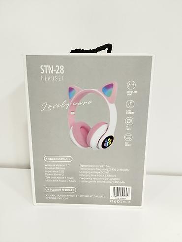 Audio: Simsiz qulaqlıq CAT STN-28 Çəyrayı . Brend:CAT Tip: Qulaqlıq Qulaqlıq — 2