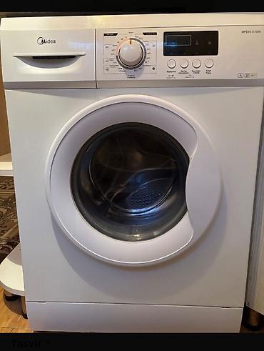 midea: Paltaryuyan maşın Midea, 6 kq, İşlənmiş, Avtomat, Qurutmasız, Ünvandan götürmə — 1