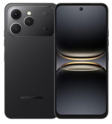 ЗИЛ: Tecno Spark, 256 ГБ, цвет - Черный, Гарантия, Сенсорный, Две SIM карты