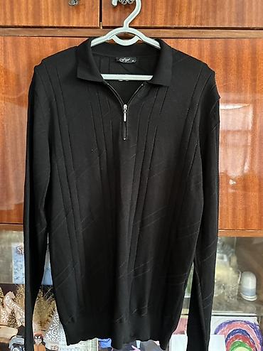 Свитера: Мужской джемпер Figo, размер M - Цвет: черный - Модель: с — 1