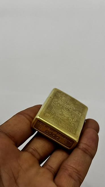 зажыгалки: Зажигалка Zippo с гравировкой Венеция - Корпус из латуни с глубоким — 2