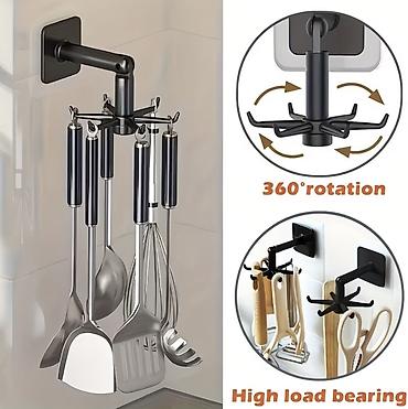 divar asilqan: 360° dönən mətbəx asılqanı – yerə qənaət 🧑‍🍳 Mətbəxdə səliqə və — 4