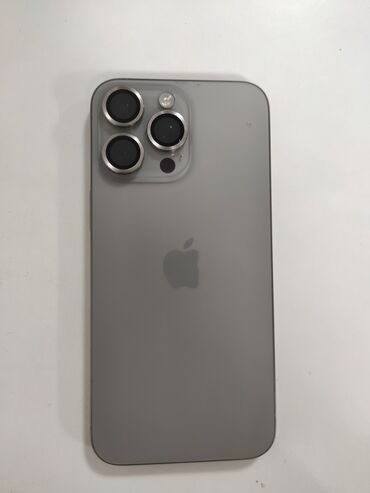 телефон 15 про: IPhone 15 Pro Max, Б/у, 256 ГБ, Space Gray, Кабель, 87 %