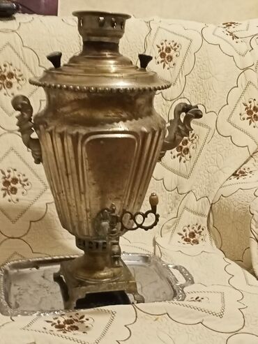 antik samovar alıram: Самовар 1905 г антиквариат печатью Николая 2