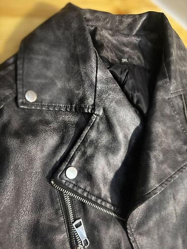 casual: Kurtka, Dəri, Yaz, 3XL — 3