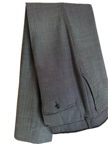 Pantalone: WOOLMARK BLEND - Nikad obučene muške elegantne/poslovne pantalone — 5