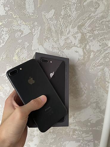 IPhone 8 Plus, 64 GB, Qara, Barmaq izi, Simsiz şarj