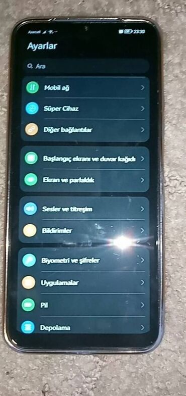 telefonlar satisi: Huawei Nova Y61, 64 GB, rəng - Mavi, Sensor, Barmaq izi, Face ID