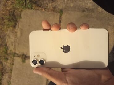 Apple iPhone: IPhone 11, 128 GB, Ağ, Simsiz şarj, Face ID, Sənədlərlə